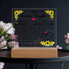 To My Daughter – Acrylic Square